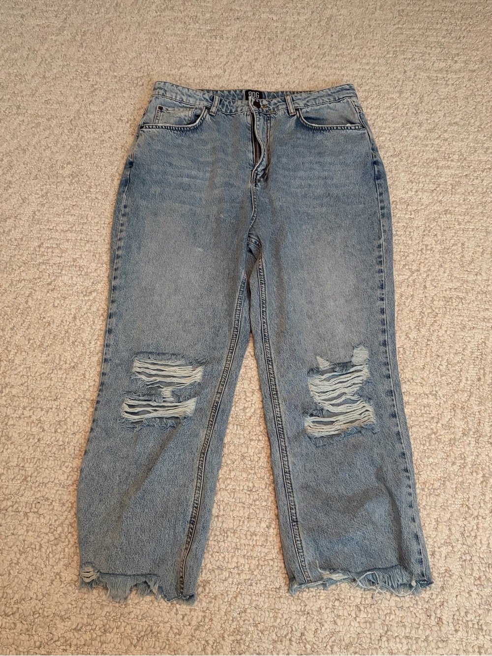 BDG Wilco High-Waisted Cropped Flare Jeans